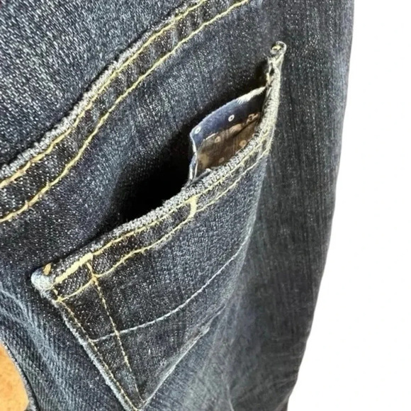 PAIGE Dark Wash Flared Jeans Size 29 - Picture 3 of 8